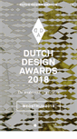 Mobile Screenshot of dutchdesignawards.nl